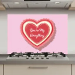 Liefde - Hart - Valentijn keuken achterwand spatscherm klein -3d_website