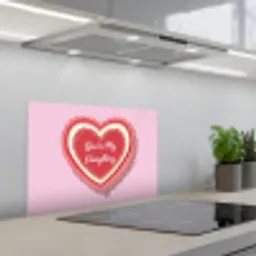 Liefde - Hart - Valentijn keuken achterwand spatscherm klein -3d_schuin