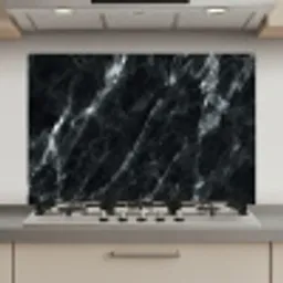 Marmer - Zwart - Luxe keuken achterwand spatscherm klein -3d_website