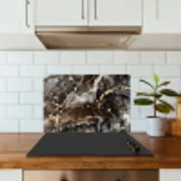 Marmer - Goud - Glitter - Luxe keuken achterwand spatscherm klein -sfeer2