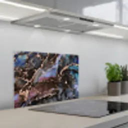 Marmer - Goud - Rosé keuken achterwand spatscherm klein -3d_schuin