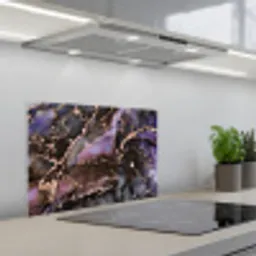 Marmer - Goud - Roze keuken achterwand spatscherm klein -3d_schuin