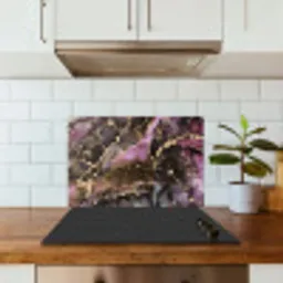 Marmer - Gold - Steen - Abstract keuken achterwand spatscherm klein -sfeer2