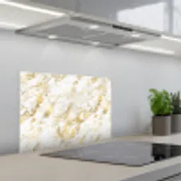 Marmer - Goud - Structuur keuken achterwand spatscherm klein 900 -3d_schuin
