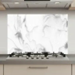 Marmer - Grijs - Wit - Abstract - Marmerlook keuken achterwand spatscherm klein -3d_website