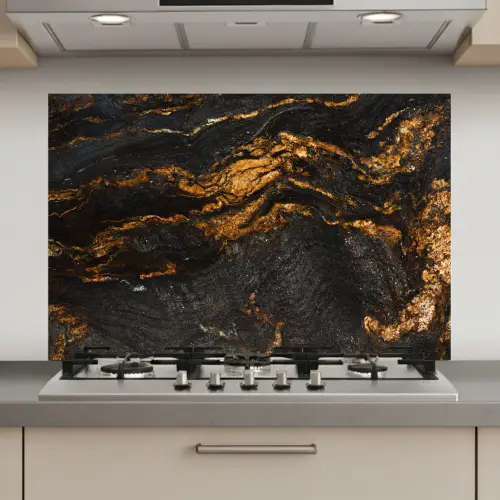 Marmer - Kalk - Zwart - Goud - Marmerlook - Luxe keuken achterwand spatscherm klein -3d_website