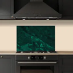 Marmer - Kalk - Groen - Structuur - Marmerlook keuken achterwand spatscherm klein -sfeer1