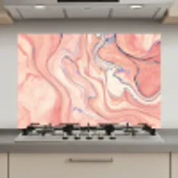 Marmer - Pastel - Roze - Blauw - Marmerlook - Abstract keuken achterwand spatscherm klein -3d_website