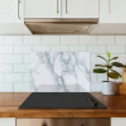 Marmer - Patroon - Gijs - Wit - Marmerlook - Luxe keuken achterwand spatscherm klein -sfeer2