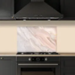 Marmer - Patroon - Pastel - Abstract - Marmerlook - Luxe keuken achterwand spatscherm klein -sfeer1