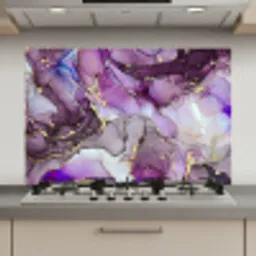 Marmer - Roze - Paars - Gold keuken achterwand spatscherm klein -3d_website