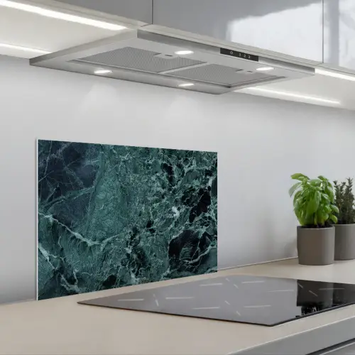 Marmer - Steen - Textuur - Marmerlook - Design keuken achterwand spatscherm klein -3d_schuin