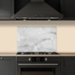 Marmer - Steen - Wit - Grijs - Marmerlook keuken achterwand spatscherm klein -sfeer1