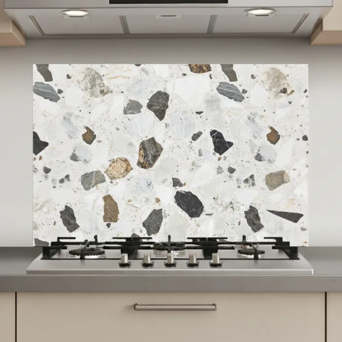Marmer - Terrazzo - Decoratie - Interieur keuken achterwand spatscherm klein -3d_website