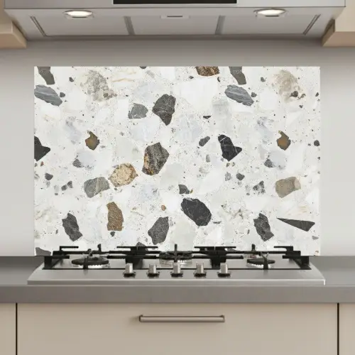 Marmer - Terrazzo - Decoratie - Interieur keuken achterwand spatscherm klein -3d_website