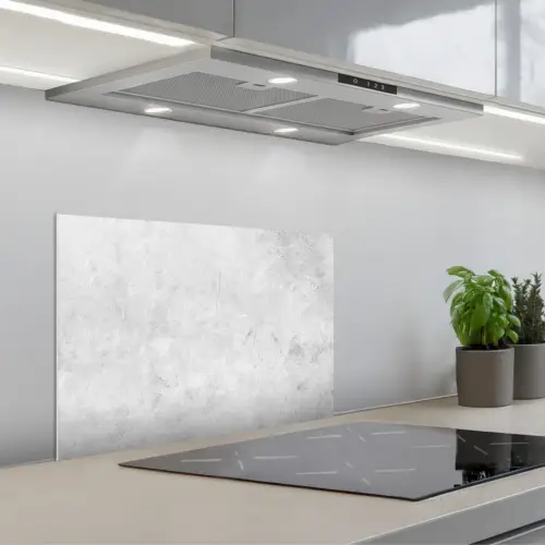 Marmer - Textuur - Grijs - Marmerlook keuken achterwand spatscherm klein -3d_schuin