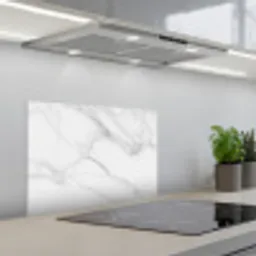 Marmer - Structuur - Wit - Grijs - Steen - Marmerlook keuken achterwand spatscherm klein -3d_schuin