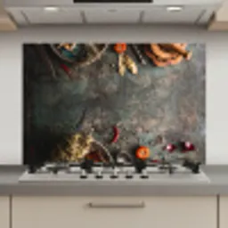 Marmer - Groente - Herfst - Pompoen - Rustiek - Kruiden keuken achterwand spatscherm klein -3d_website