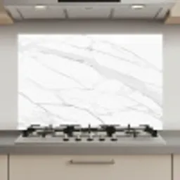 Marmer - Wit - Lijn - Patronen - Luxe - Marmerlook keuken achterwand spatscherm klein -3d_website