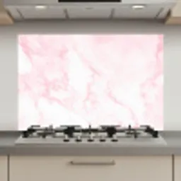 Marmer - Wit - Roze - Chic - Marmerlook keuken achterwand spatscherm klein -3d_website