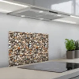 Matte - Lichte - Stenen keuken achterwand spatscherm klein 900 -3d_schuin