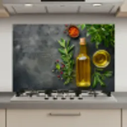Mediterrane Keukenessenties keuken achterwand spatscherm klein -3d_website