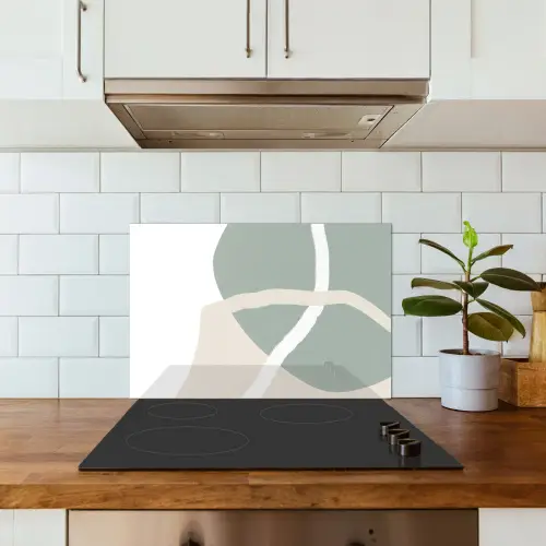 Minimalisme - Pastel - Design keuken achterwand spatscherm klein -sfeer2