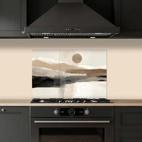 Minimalistisch - Landschap - Dimensie keuken achterwand spatscherm klein -sfeer1