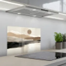 Minimalistisch - Landschap - Dimensie keuken achterwand spatscherm klein -3d_schuin