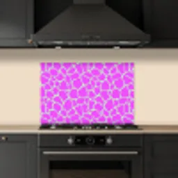 Mintgroen - Roze - Vlekken - Patroon keuken achterwand spatscherm klein 900 -sfeer1
