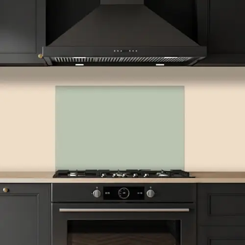 Mintgroen - Effen kleur keuken achterwand spatscherm klein 900 -sfeer1