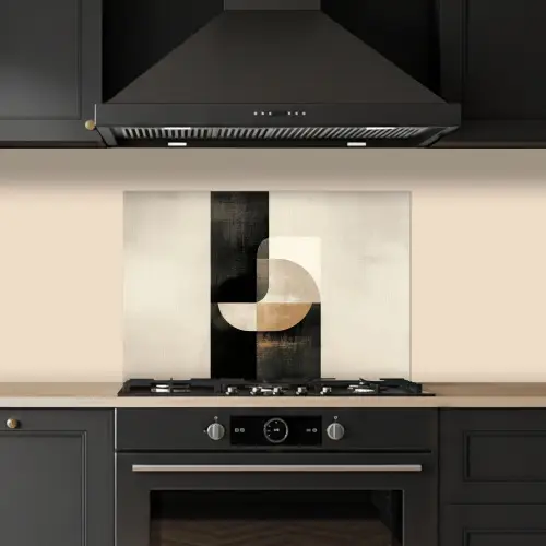 Modern - Vierkant - Vormen keuken achterwand spatscherm klein -sfeer1