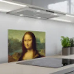 Mona Lisa - Leonardo da Vinci keuken achterwand spatscherm klein -3d_schuin