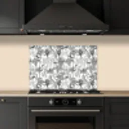 Aap - Oerwoud - Abstract - Grijs keuken achterwand spatscherm klein 900 -sfeer1