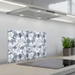Aap - Jungle - Blauw keuken achterwand spatscherm klein 900 -3d_schuin