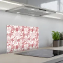 Aap - Oerwoud - Rood keuken achterwand spatscherm klein 900 -3d_schuin
