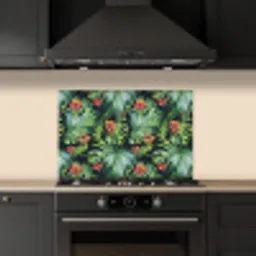 Monstera - Jungle - Bladeren keuken achterwand spatscherm klein -sfeer1