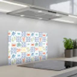 Zee - Sfeer - Mozaïek - Multi keuken achterwand spatscherm klein 900 -3d_schuin