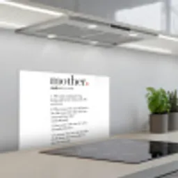 Moeder definitie - Quotes - Mother - Spreuken keuken achterwand spatscherm klein -3d_schuin