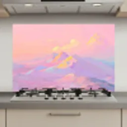 Bergtoppen - Wolken - Dromerig keuken achterwand spatscherm klein -3d_website