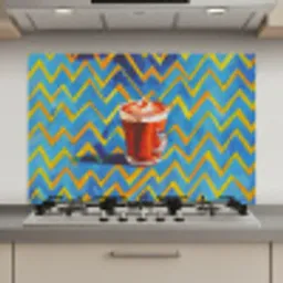 Mok - Koffie - Zigzag - Slagroom keuken achterwand spatscherm klein -3d_website