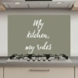 My kitchen, my rules - Spreuken - Quotes keuken achterwand spatscherm klein -3d_website
