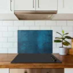 Natuursteen - Beton - Steen - Blauw keuken achterwand spatscherm klein -sfeer2