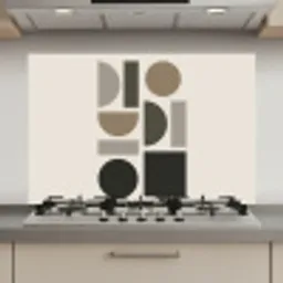 Natuurlijke tinten - Grafisch - Verticale compositie keuken achterwand spatscherm klein -3d_website