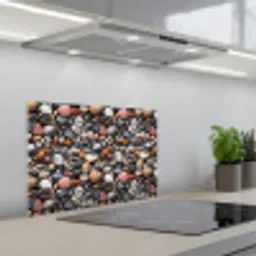 Natuur - Kleuren - Stenen keuken achterwand spatscherm klein 900 -3d_schuin
