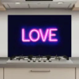 Neon - Love - Valentijn keuken achterwand spatscherm klein -3d_website