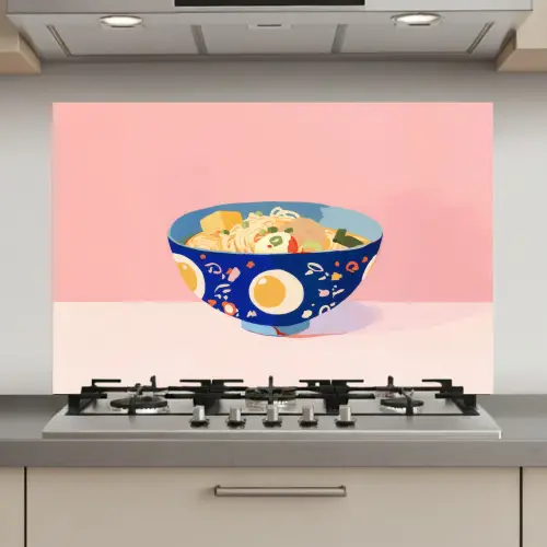 Noodles - Kom - Blauw - Illustratie keuken achterwand spatscherm klein -3d_website