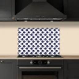 Oceaan - Vis - Blauw - Wit keuken achterwand spatscherm klein 900 -sfeer1