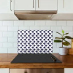 Oceaan - Vis - Blauw - Wit keuken achterwand spatscherm klein 900 -sfeer2