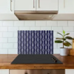 Oceaan - Touw - Blauw - Wit keuken achterwand spatscherm klein 900 -sfeer2